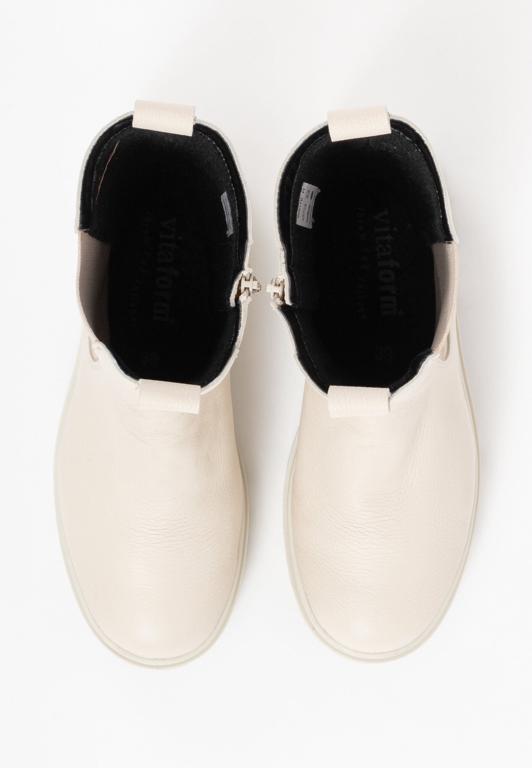 vitaform Damenschuhe Stiefel Stiefel beige Hirschleder