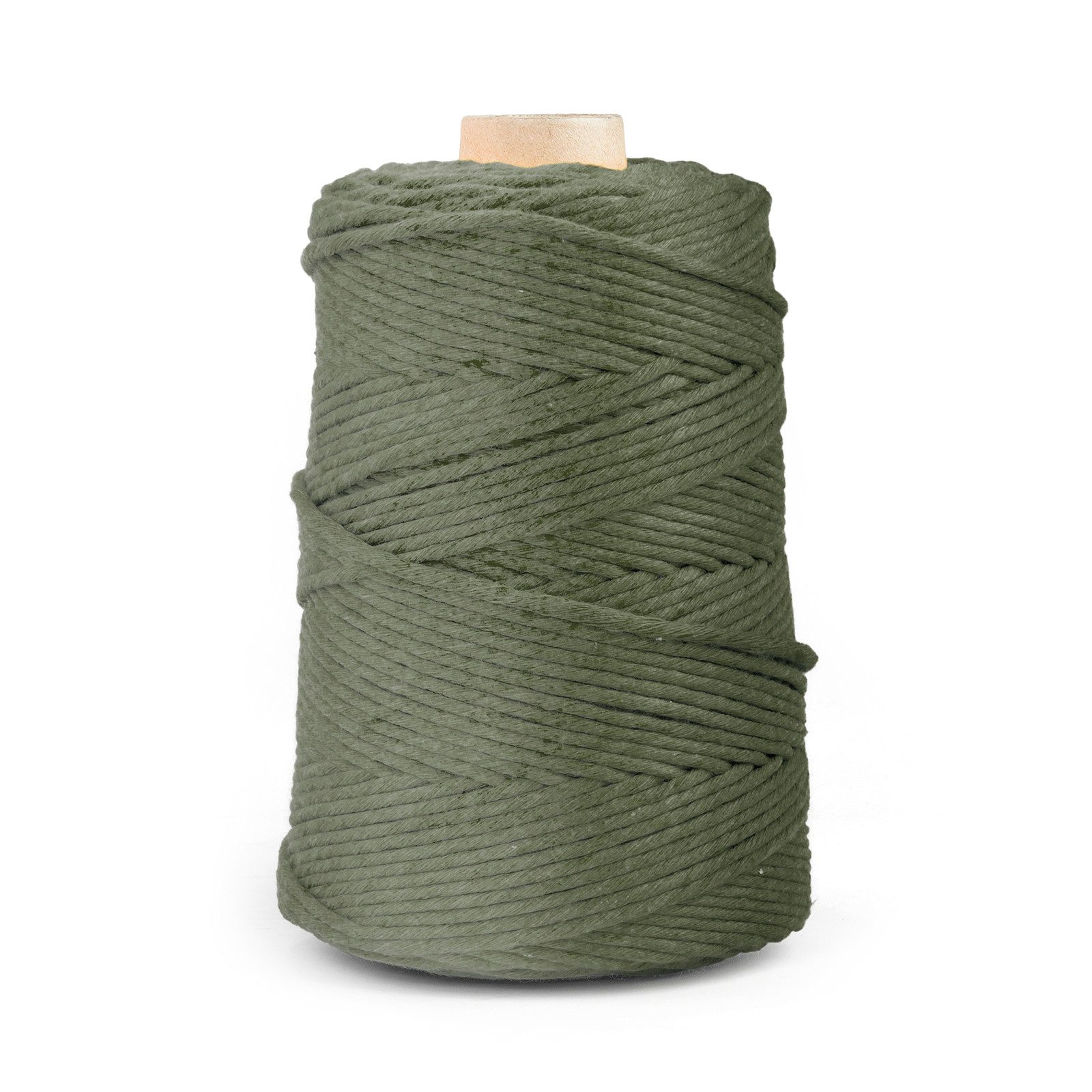 DQ-PP DQ-PP MAKRAMEE GARN 800m (4x200m), 3mm, 100% Baumwolle, Kordel Natur Nähgarn, Baumwollseil, Handwerk Dekoration, Baumwollgarn, DIY