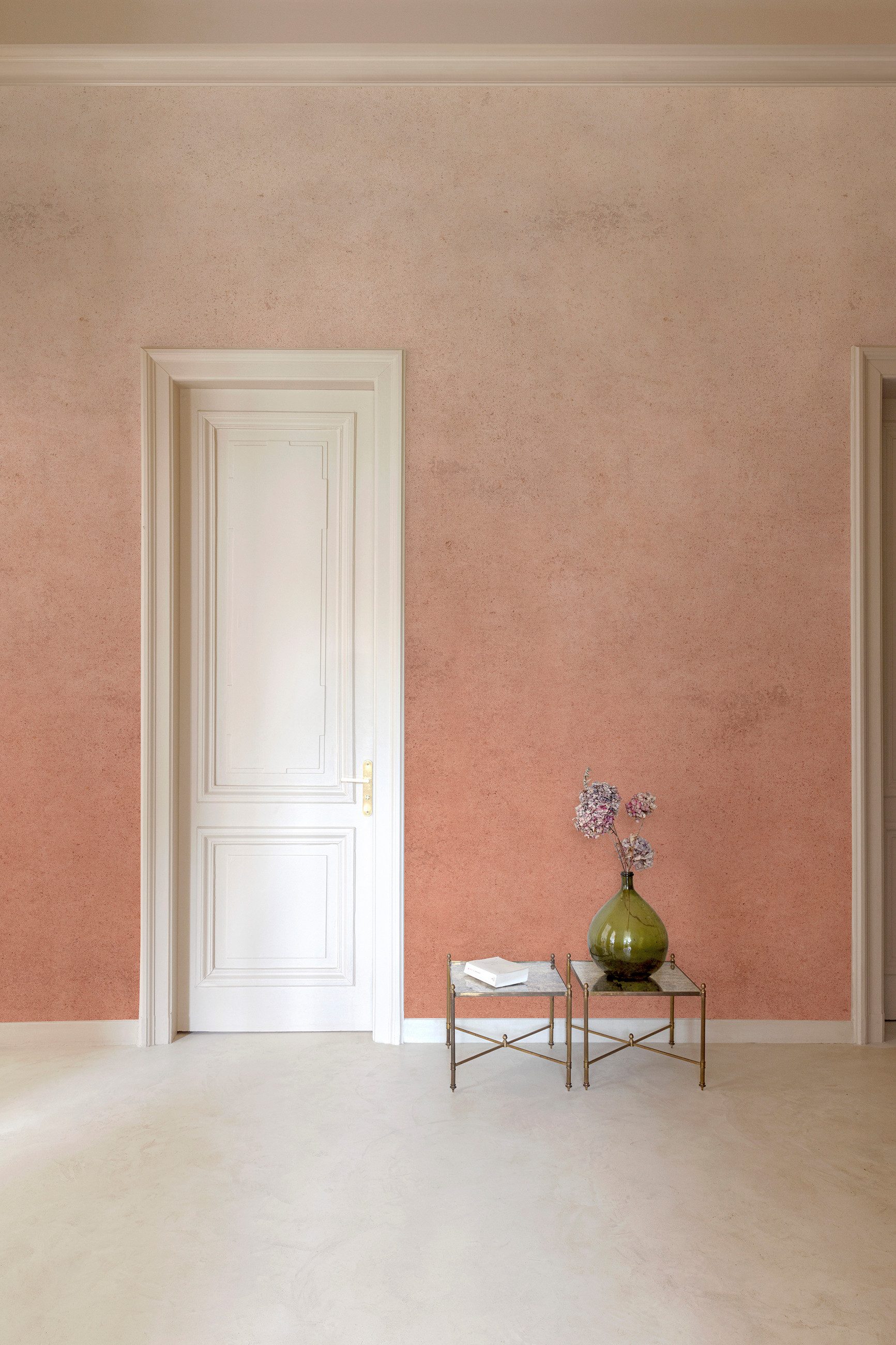 Rasch Fototapete Gradient in Orange, Roomblush - RB462 - 2,80m x 1,50m, glatt, abstrakt, urban, Farbverlauf, gemustert, Ton-in-Ton, (1 Rolle, 1 St)