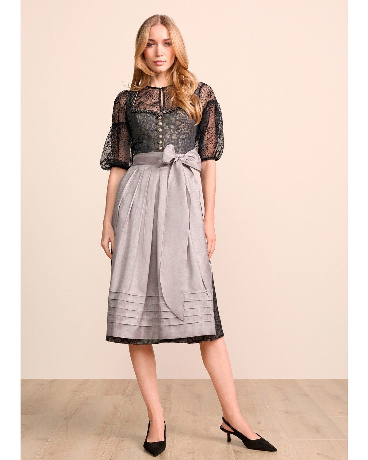 KRÜGER COLLECTION Dirndl Midi-Jacquard-Dirndl Ivena