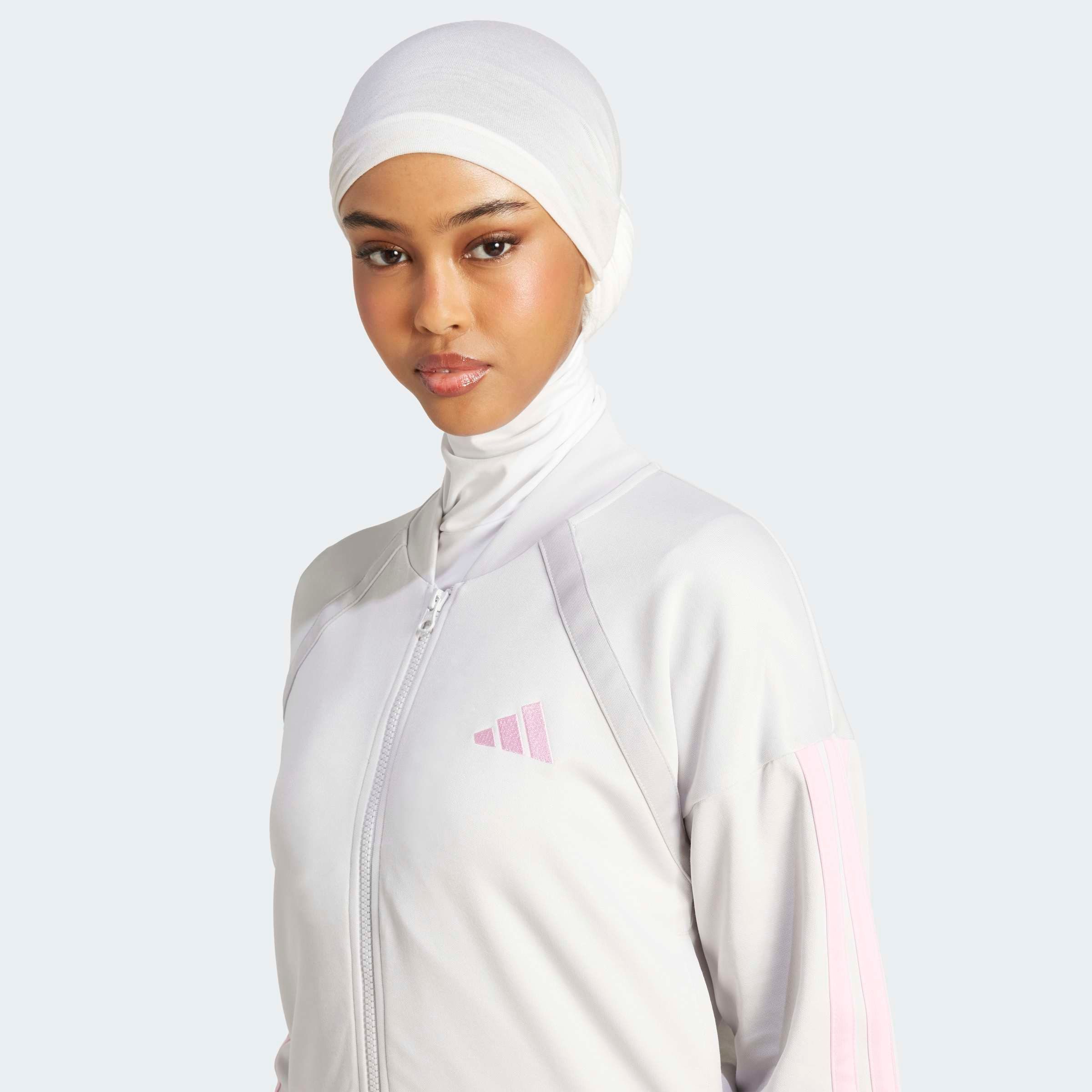 adidas Sportswear Trainingsanzug W TEAMSPORT TS (2-tlg), Jacke schmal geschnitten; Hose regulär geschnitten, hoher Bund