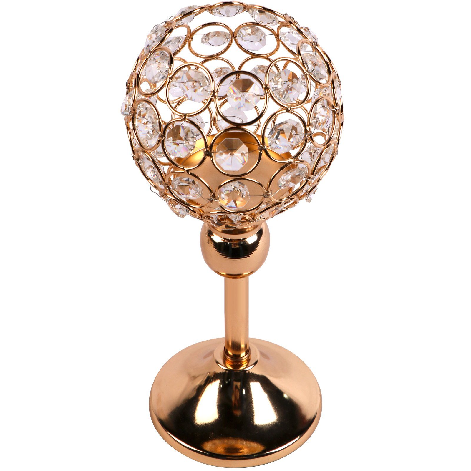 BIGTREE Подсвечник Gold Kristall Подсвечник Hochzeit Feier Dekoration