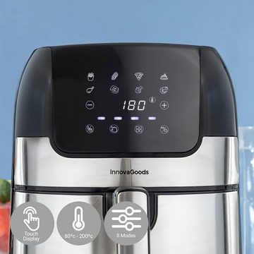 DOTMALL Heißluftfritteuse Fritteuse ohne Öl InnovaGoods Fryinn 3500 Edelstahl 1400 W 3,5 L