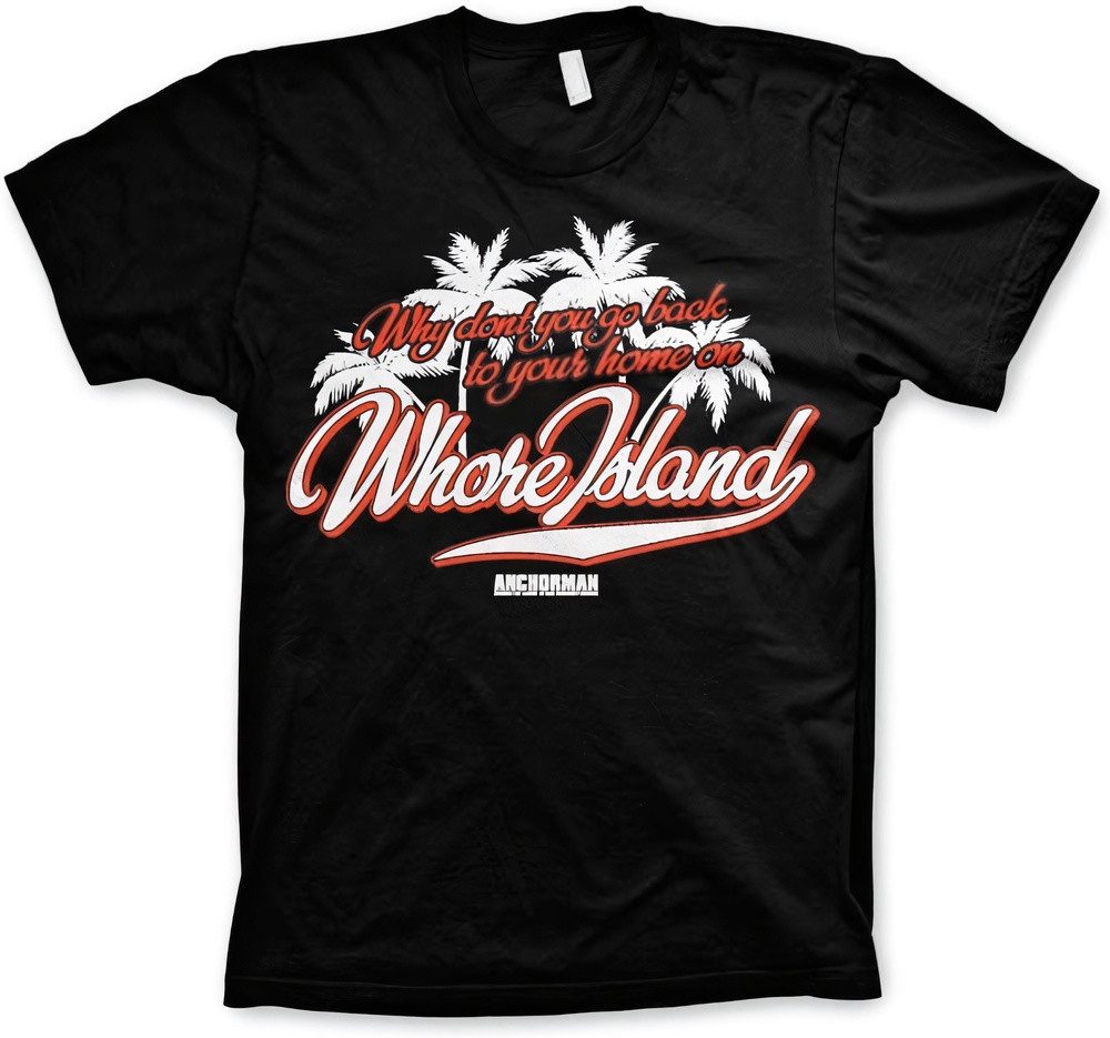 Anchorman T-Shirt Whore Island Big Tall T-Shirt