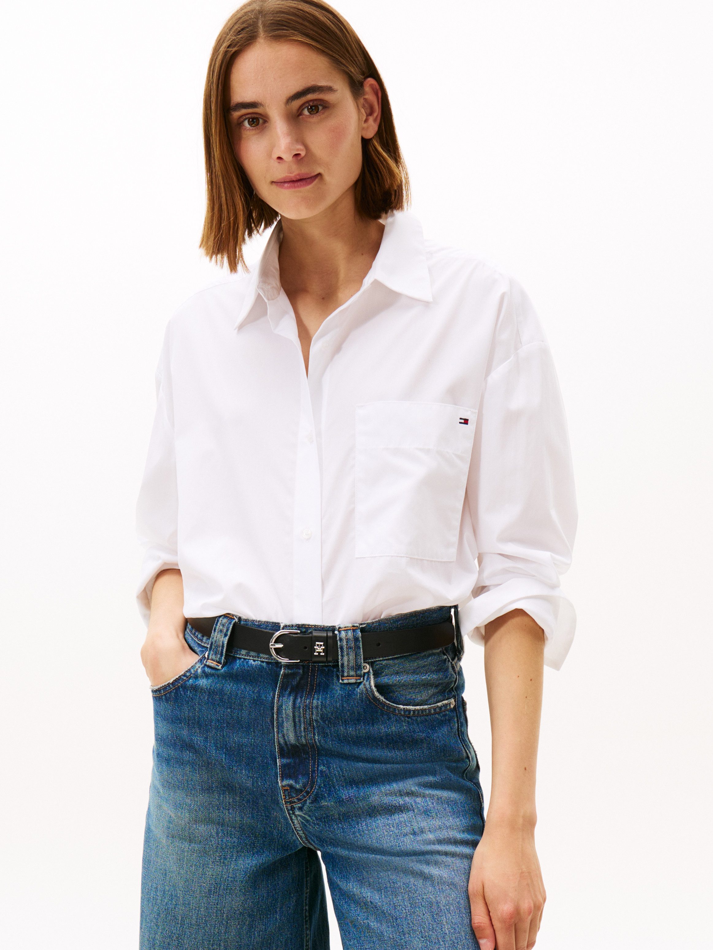 Tommy Hilfiger Hemdbluse NEW POPLIN EASY günstig online kaufen