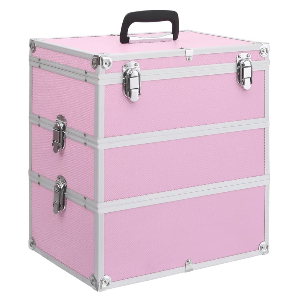 vidaXL Kosmetikkoffer Kosmetikkoffer 37x24x40 cm Rosa günstig online kaufen