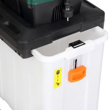 Gardebruk Häcksler, Leisehäcksler 3100 W max. 45 mm Aststärke Elektrisch 60L Auffangbox