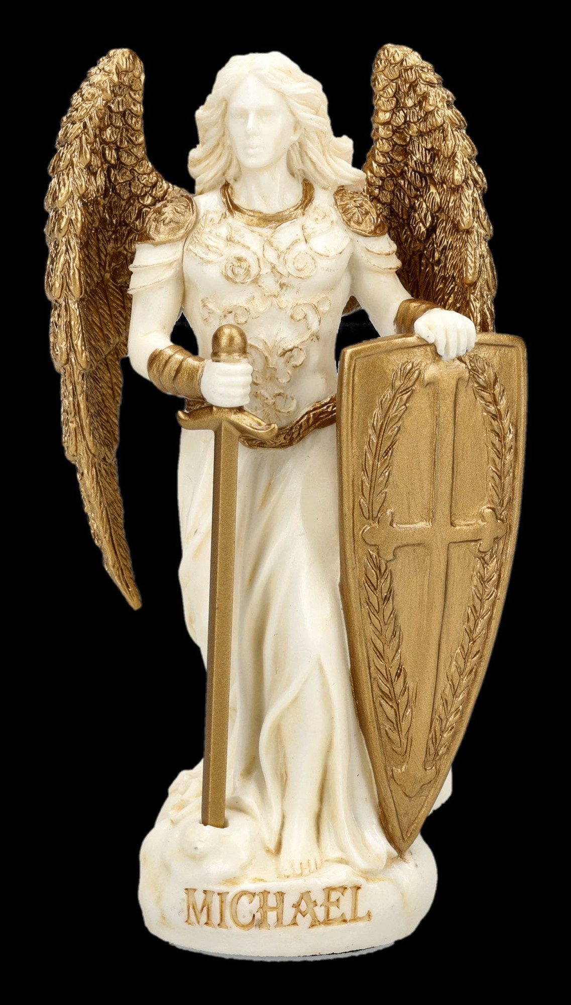Figuren Shop GmbH Dekofigur Erzengel Michael Figur – Veronese Miniatur Engel Statue 9 cm Deko