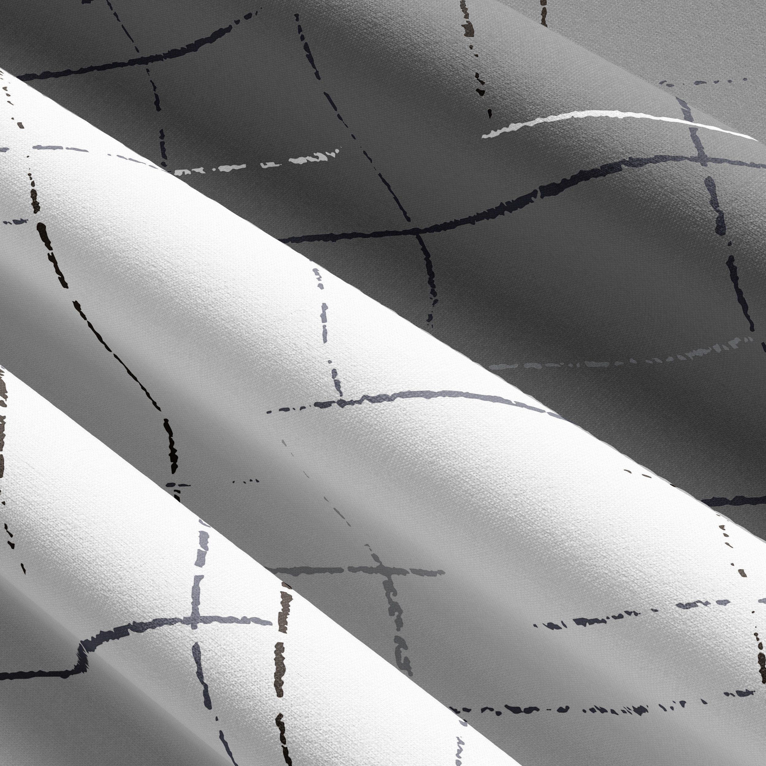 Leonado Vicenti Bettwäsche Hochwertige Polycotton, Baumwolle, 3 teilig, schlichtes Streifen Design mit Wendeseite, Beige, Grün und Grau – Bild 5 von 5