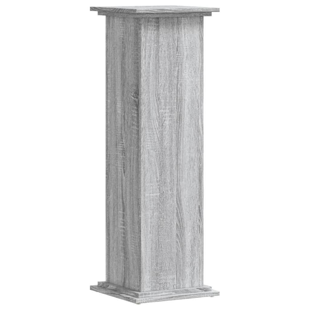 vidaXL Blumenständer Pflanzenständer Grau Sonoma 33x33x100 günstig online kaufen