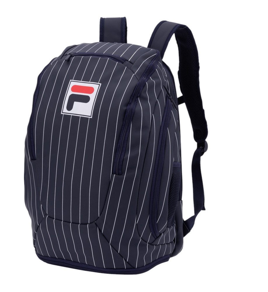 Fila Tennisrucksack Heritage (Haupt-, Schläger- und Schuhfach) navyblau