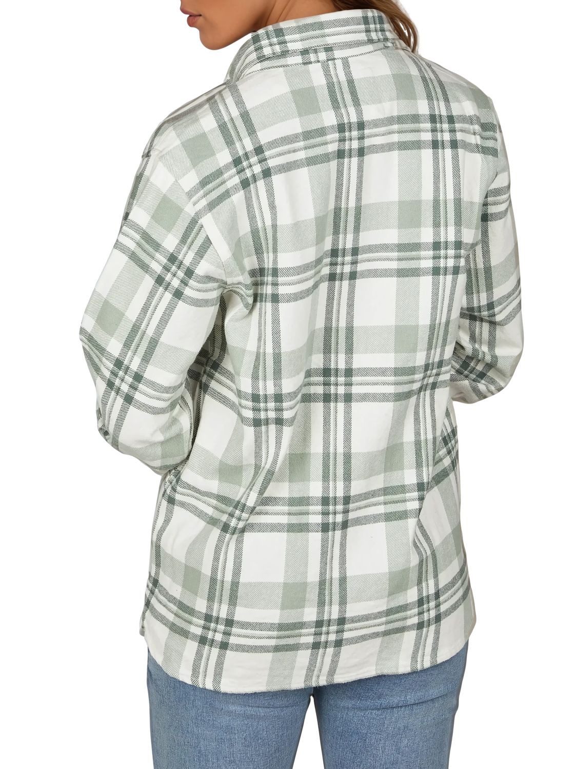 DENIMFY Hemdbluse Damen Karobluse DFIsabella Regular Fit Flanellhemd aus 10 günstig online kaufen