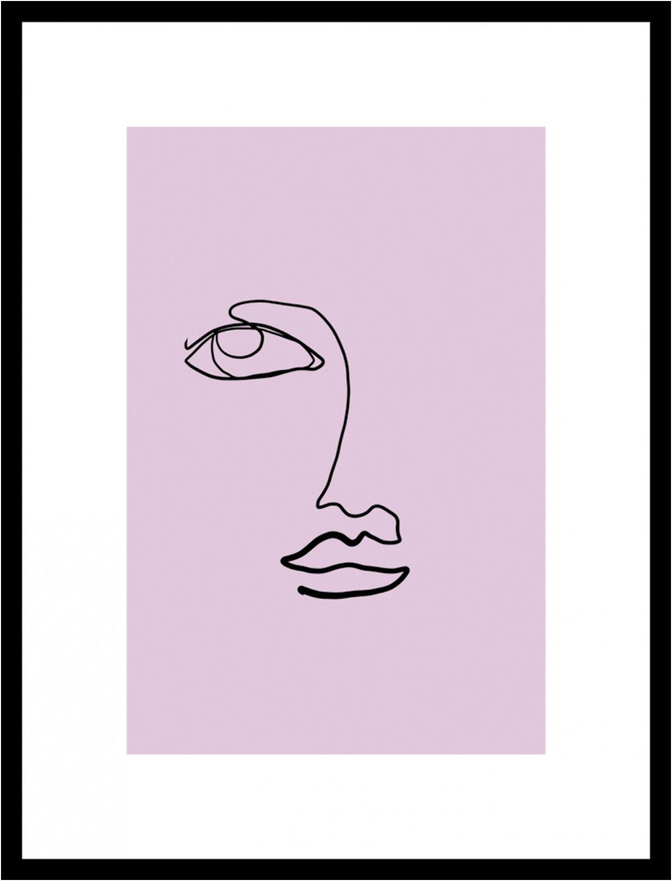 More2Home Wandbild MondiArt, ROZOV, Rahmen schwarz, 30 x 40 cm