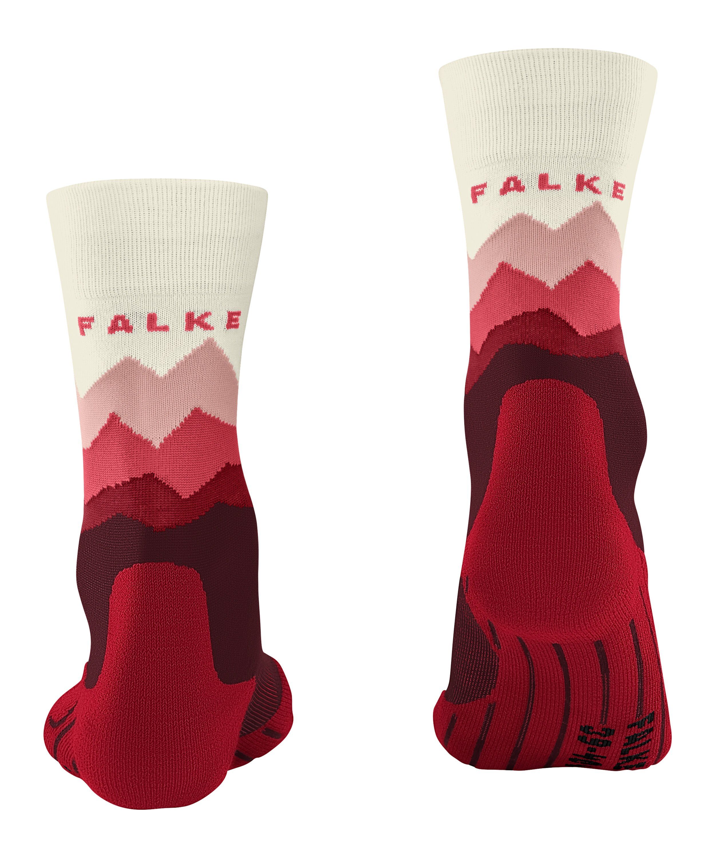 im (1-Paar) Komfort Wandersocken FALKE Explore TK2 merlot Mittelgebirge (8117) hoher