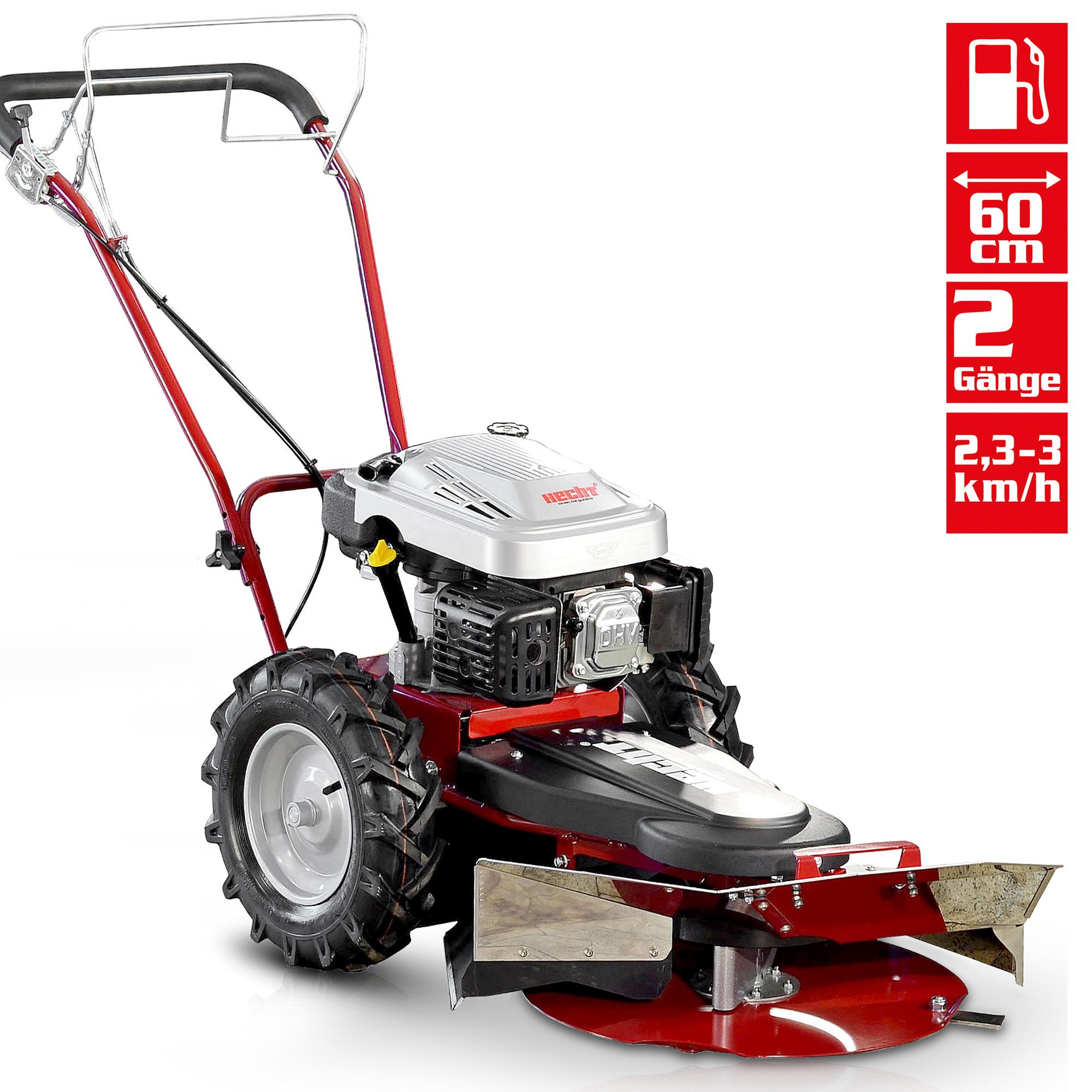 Hecht Hochgrasmäher Kreiselmäher 5060 mit Radantrieb 173 cm³, 60 cm Schnitt günstig online kaufen