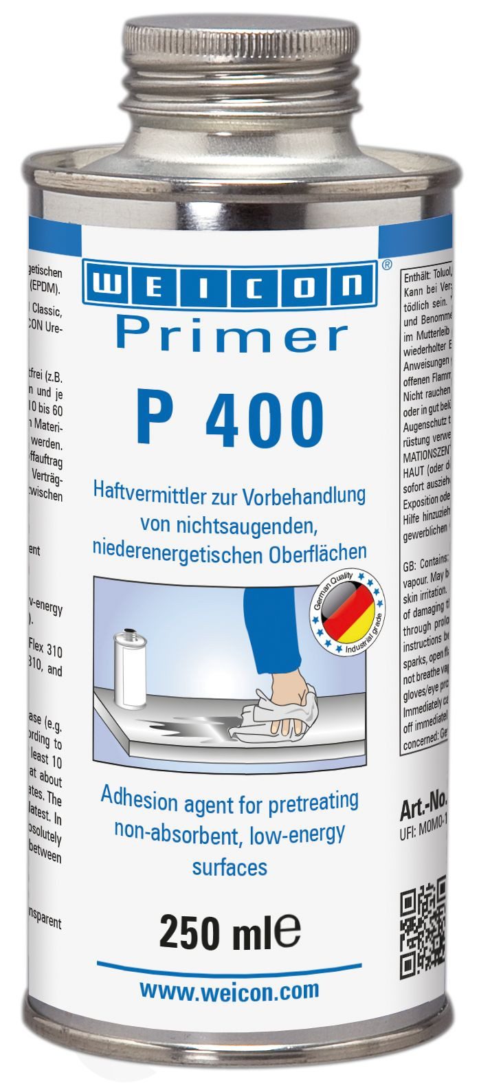 WEICON Haftgrund Primer P 400 Haftvermittler für niederenergetische Kunststoffe