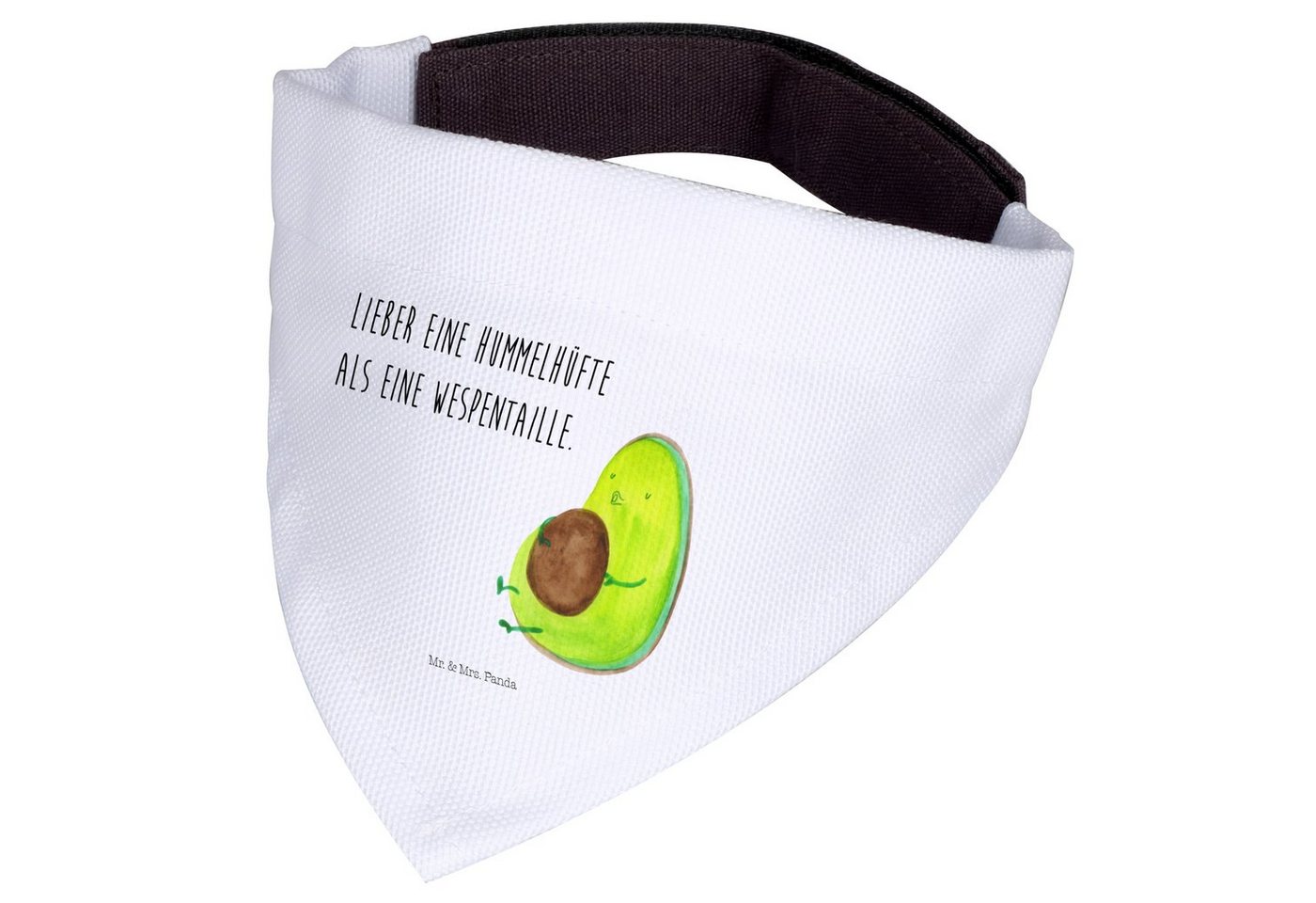 Thumbnail - Mr. & Mrs. Panda Hundefliege Avocado Pfeifen - Weiß - Geschenk, kleine Hunde, Vegan, Abnehmen, sch, Polyester, Premium M...