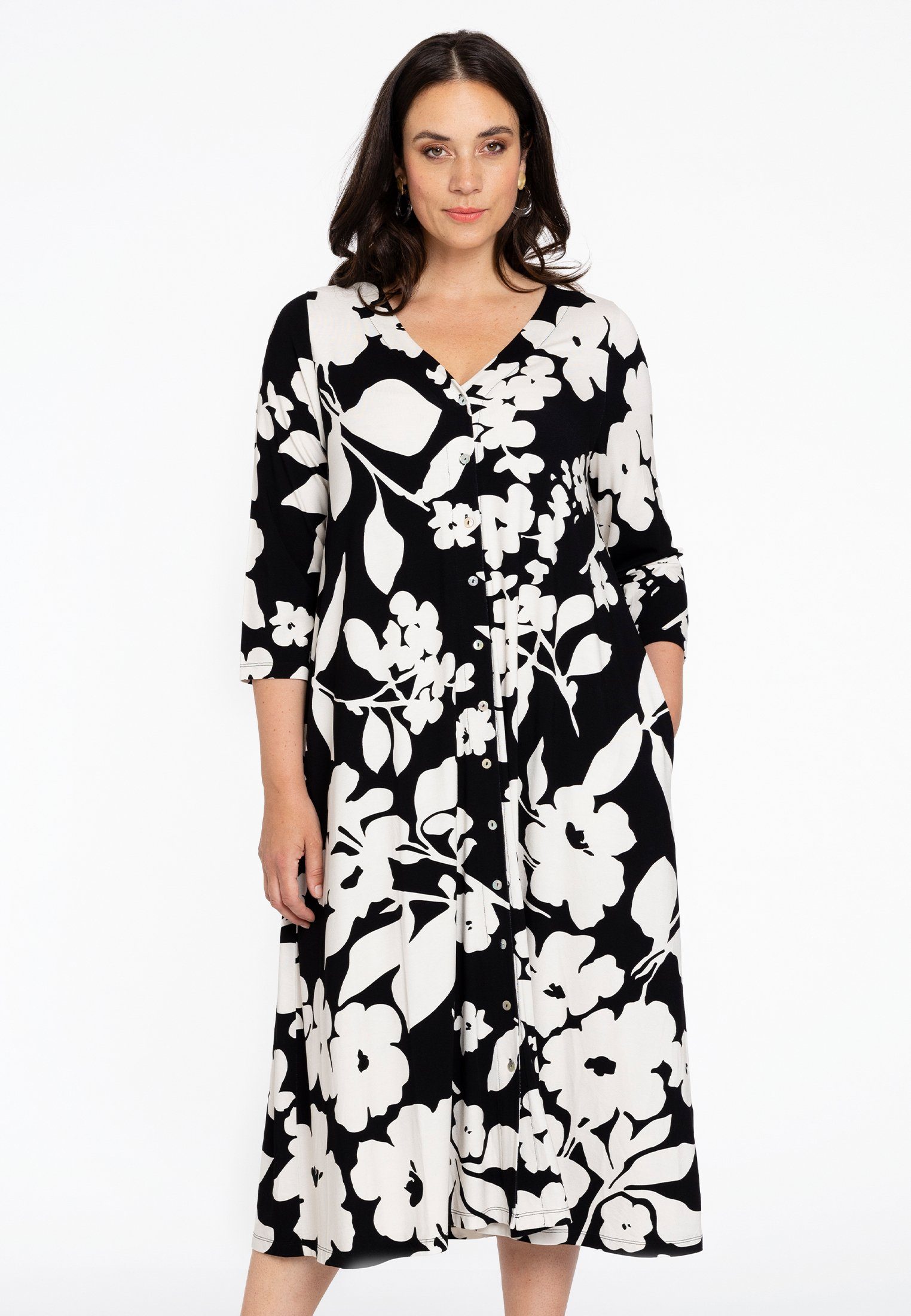 A-Linien-Kleid Damen Kleid Große Größen