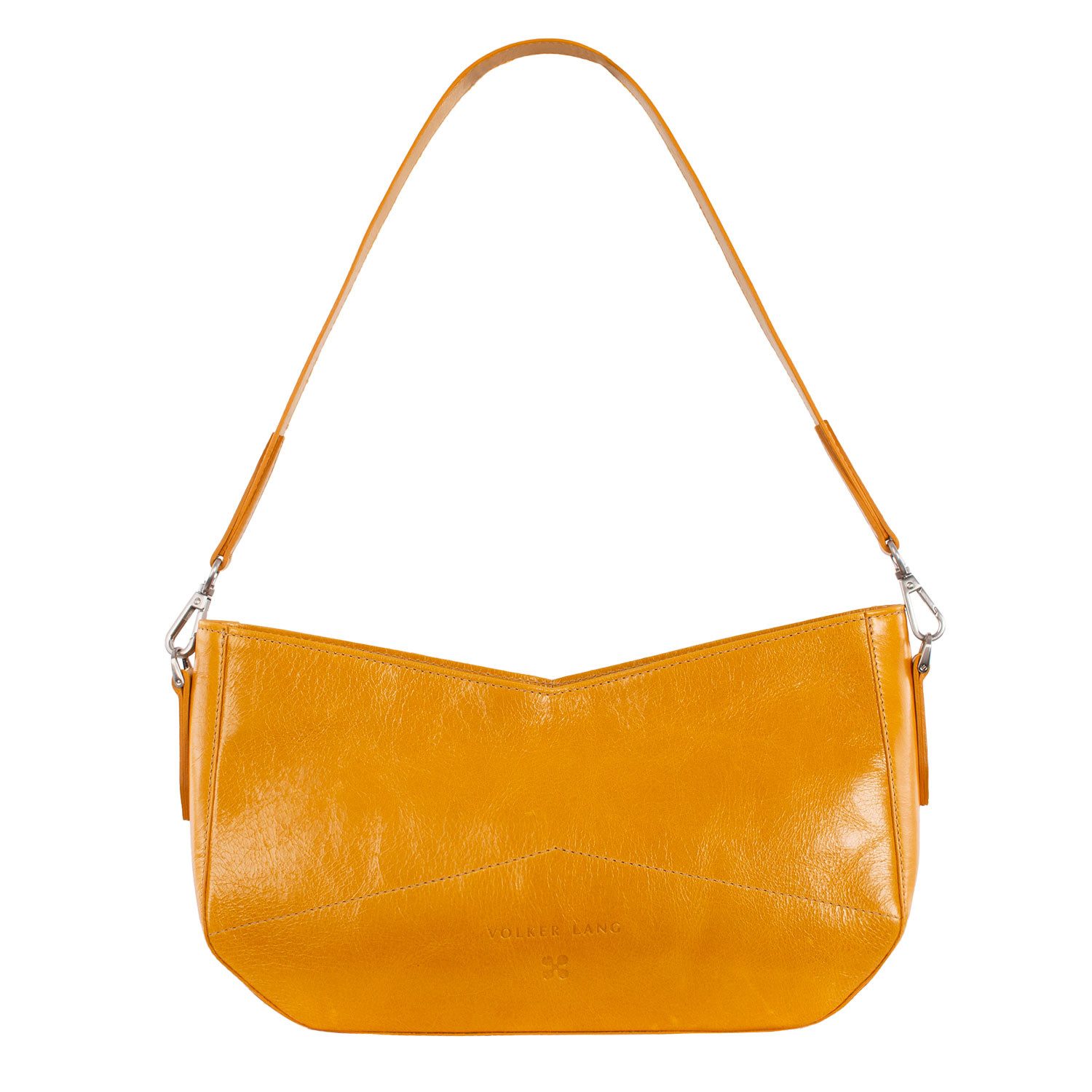 VOLKER LANG Handtasche CATE - Medium Schultertasche aus hochwertigem Leder