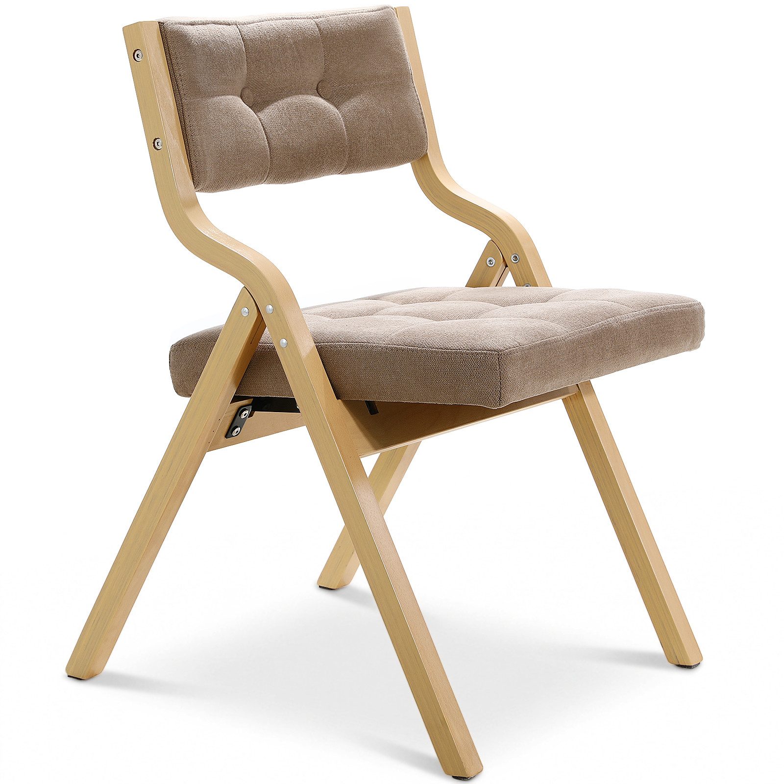 TLGREEN Klappstuhl,Küchenstuhl mit gepolstertem Sitz, (1 St), ergonomisch, platzsparend, rutschfest & stabil