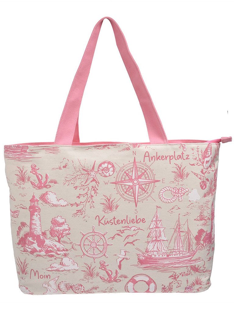 Robin Ruth Umhängetasche Holly, Tasche Holly Küsten-Design-Print Maritim - Umhängetasche Strandtasche