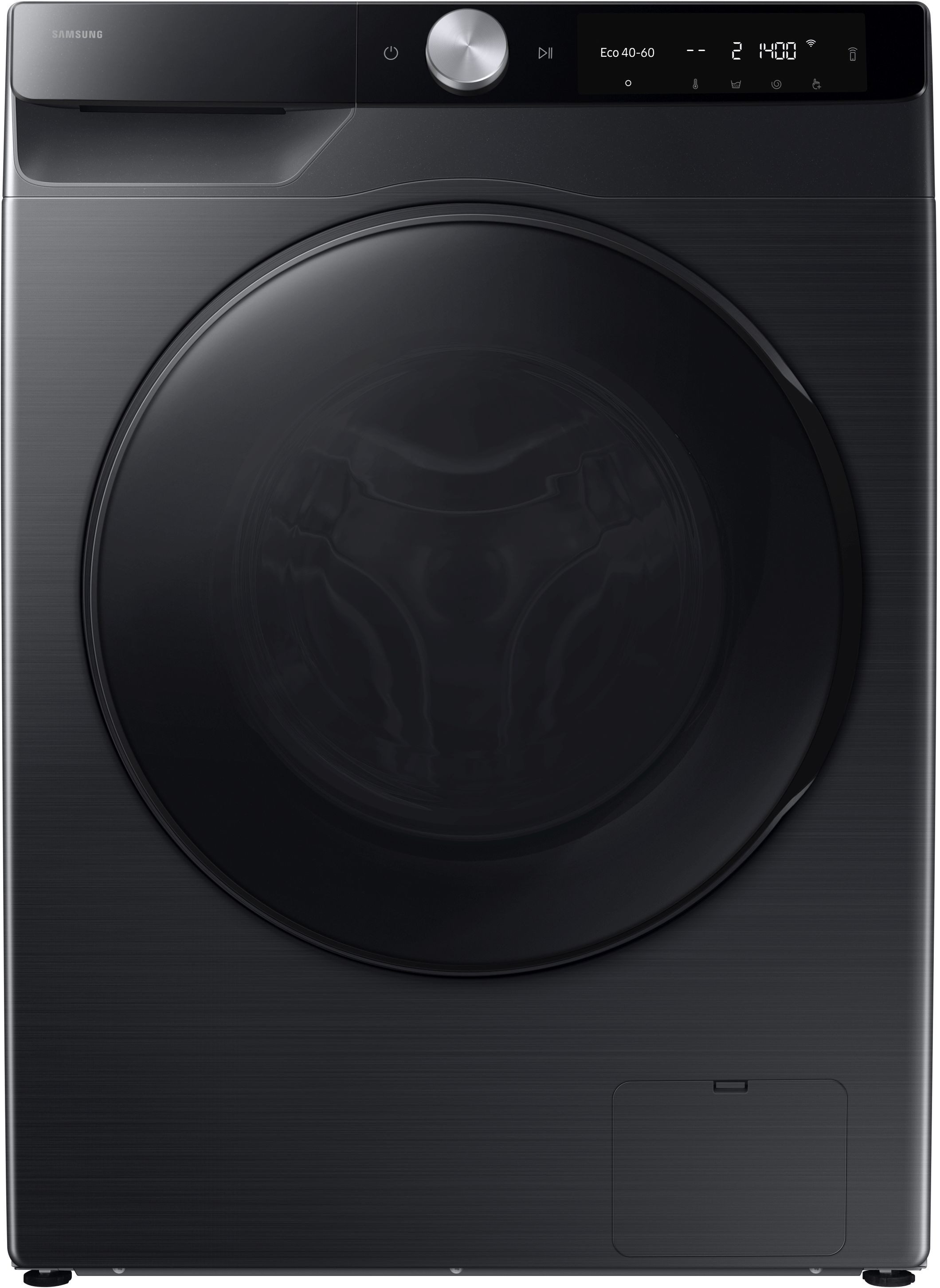 Samsung Waschtrockner WD6100D SLIM WD90DG6G94BB, 9 kg, 5 kg, 1400 U/min, SLIM Platzsparer ‑ Große Wäsche auf kleinem Raum