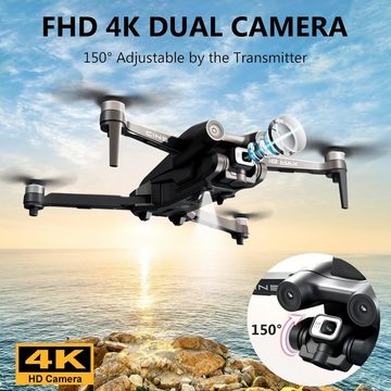 le-idea Drohne (4K, Faltbare RC-Quadcopter-Drohnen für Anfänger, 5G WIFI FPV Live Video)