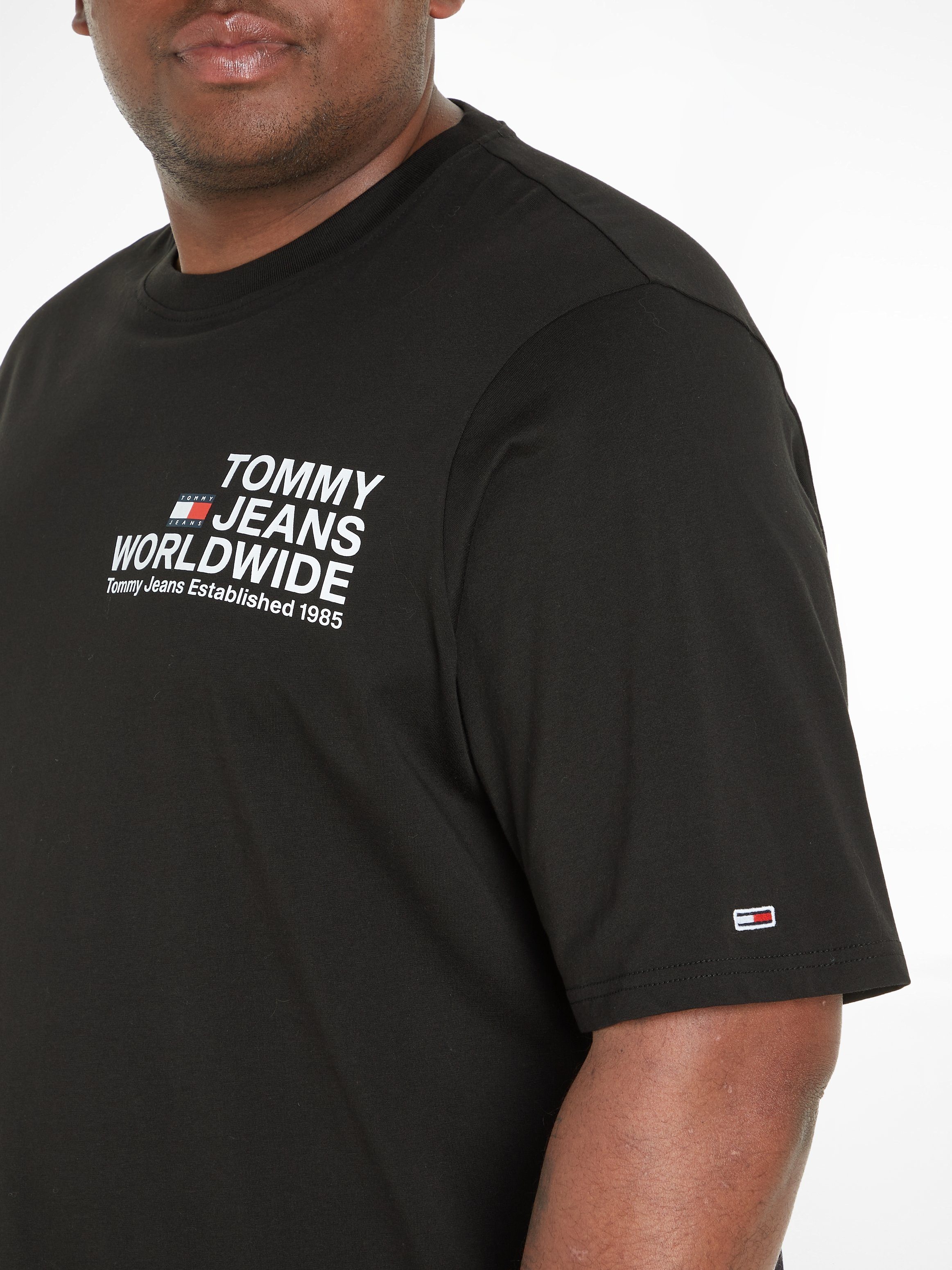 TEE WW Black PLUS TJM Tommy T-Shirt ENTRY CNCRT REG Plus Jeans