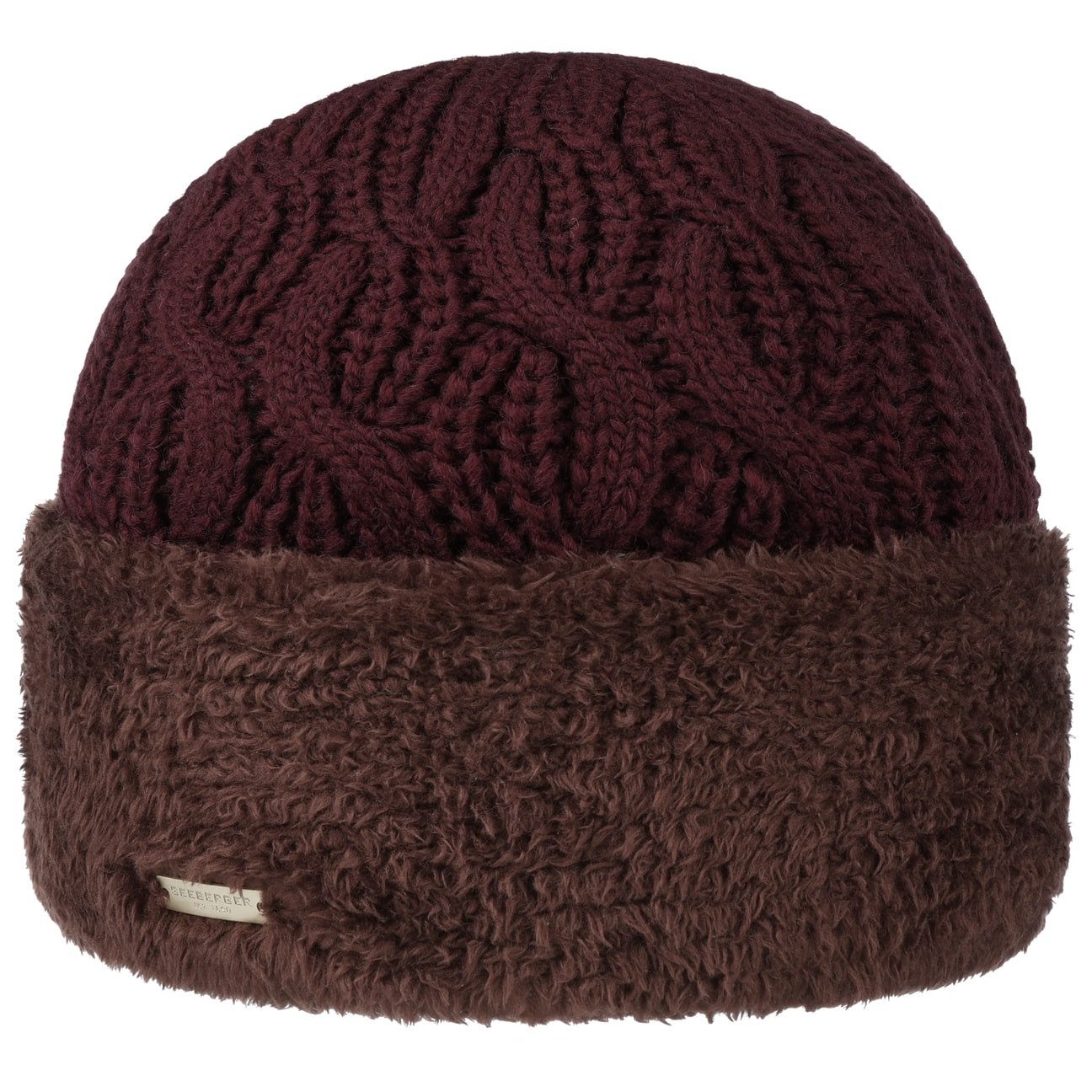 Seeberger Beanie (1-St) Beanie mit Umschlag