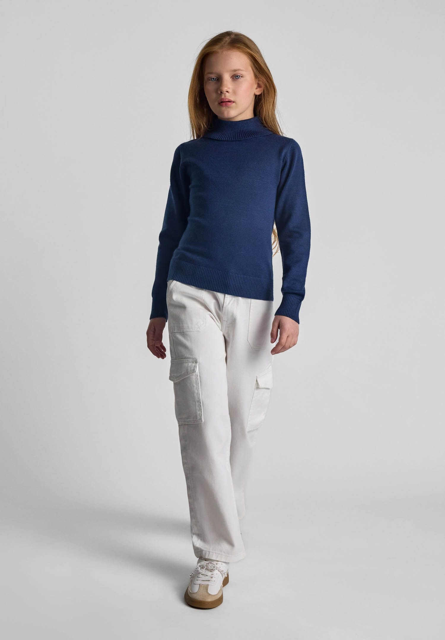 MINOTI Strickpullover Rollkragenpullover aus weichem Strickstoff günstig online kaufen