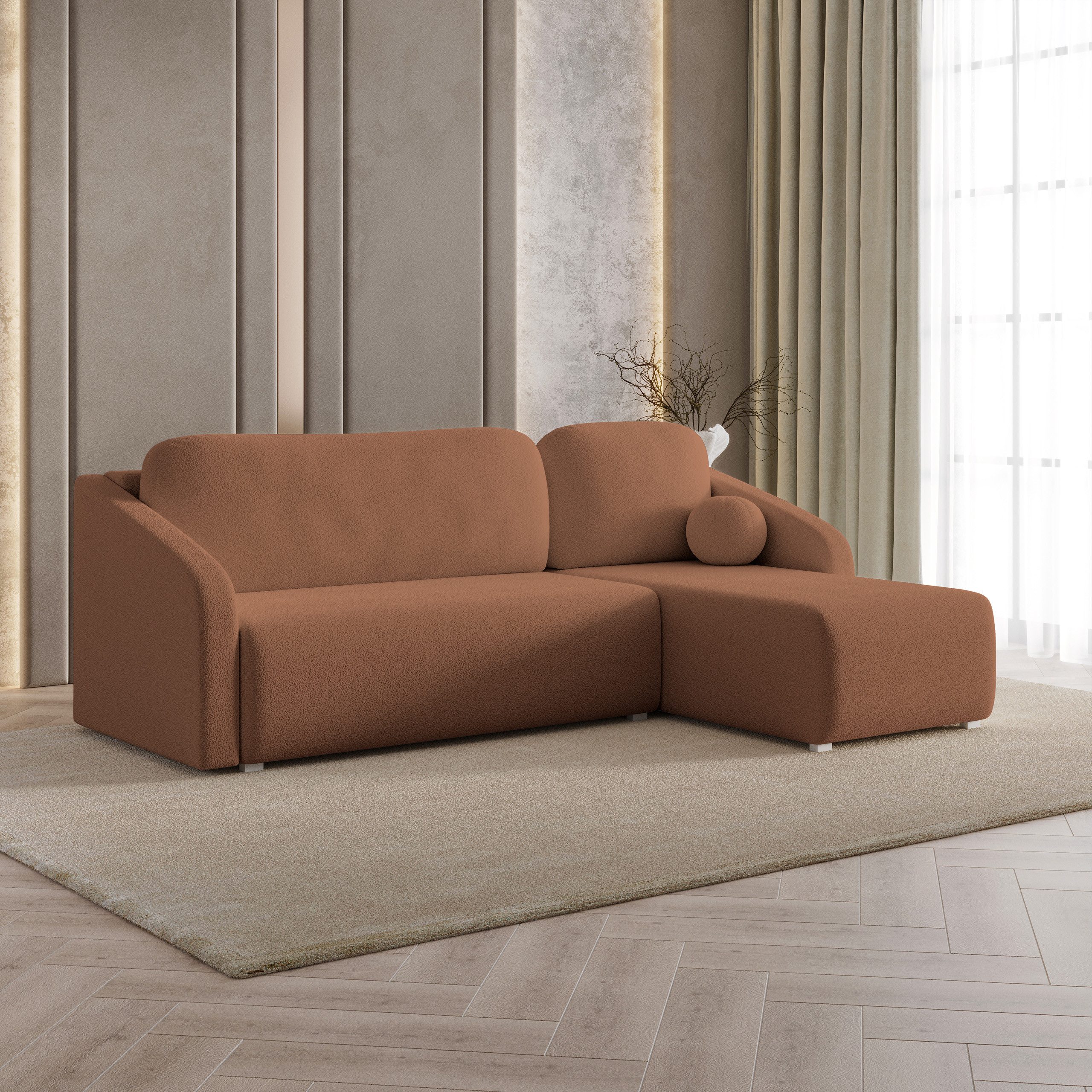 Masseno Ecksofa MARELLO mit Schlaffunktion L-Form, günstig online kaufen