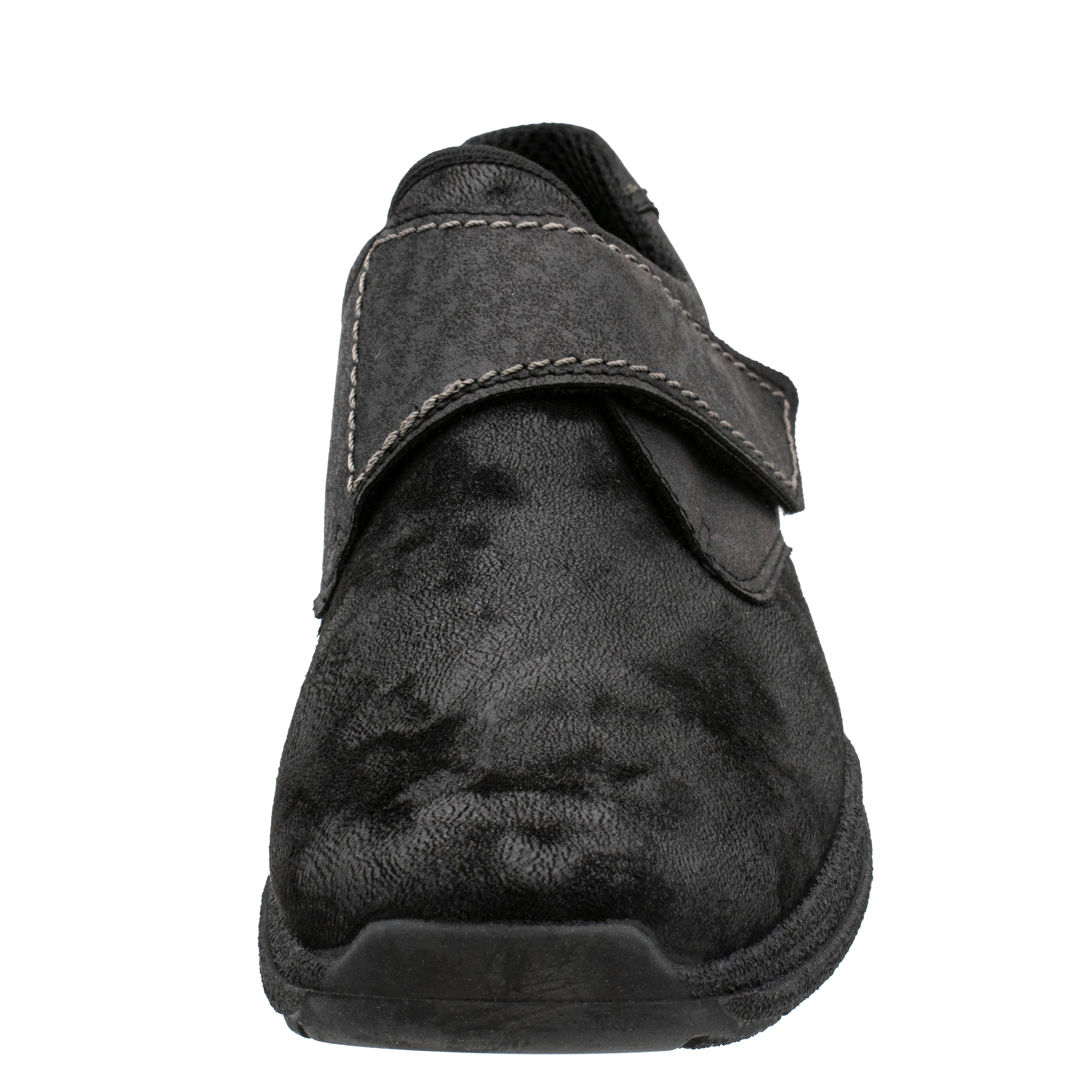 Fischer-Markenschuh Paul Klettschuh aus Stretchmaterial / Veloursleder, Einlegesohle herausnehmbar