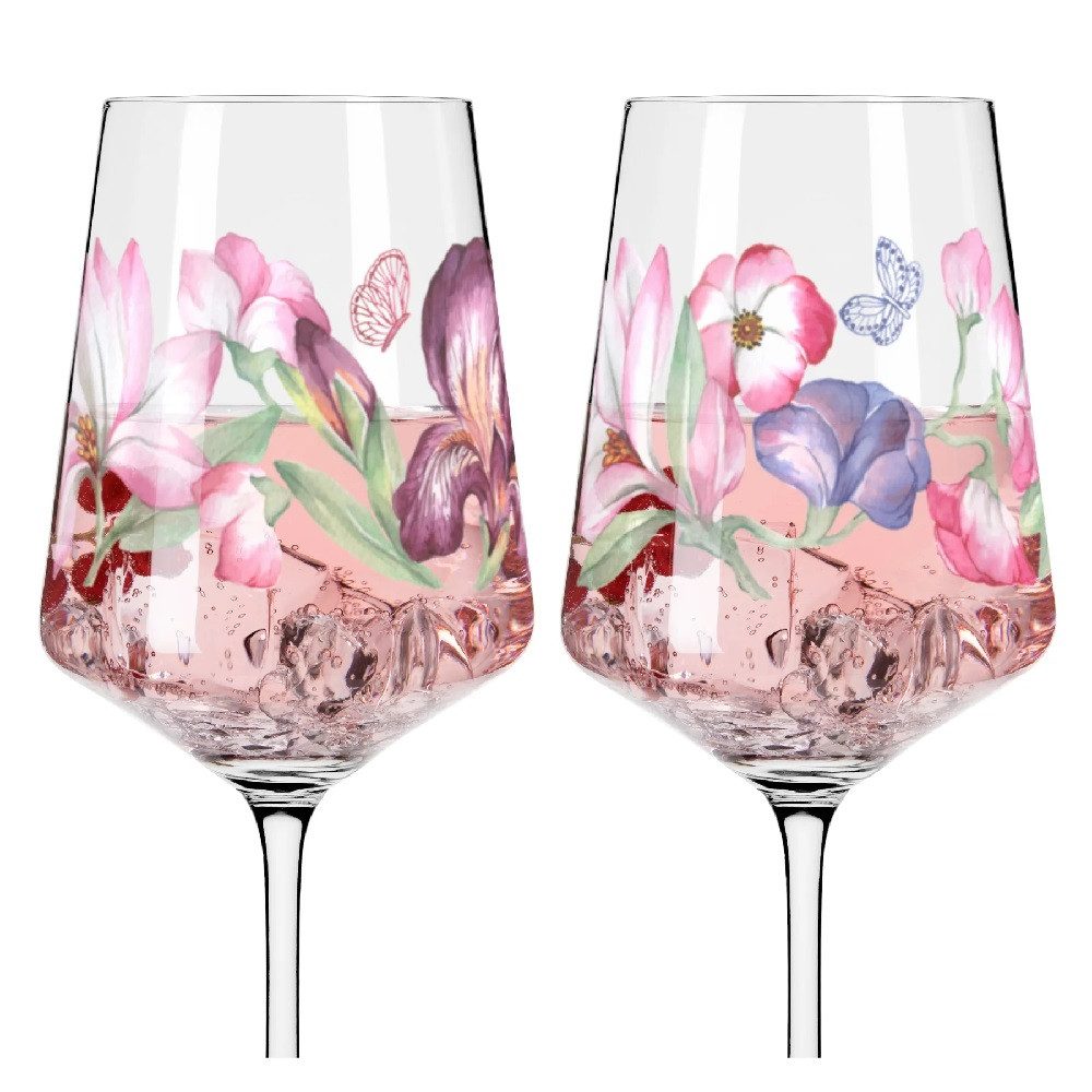 Ritzenhoff Cocktailglas Ritzenhoff Sommersonett Sprizz 2er-Set #15 #16 D. Tage F24, Kristallglas