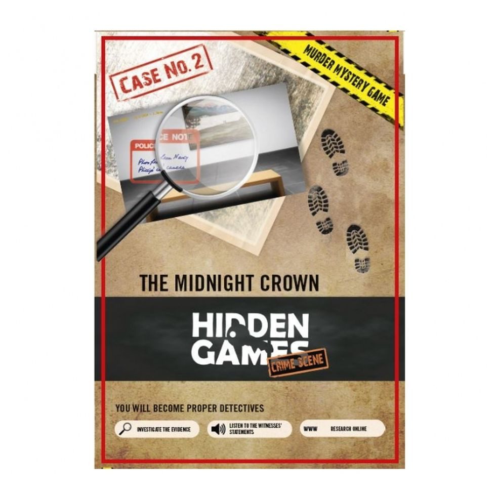 Hidden Games Spiel, Hidden Games Crime Scene - Case 2 - The Midnight Crown - englisch