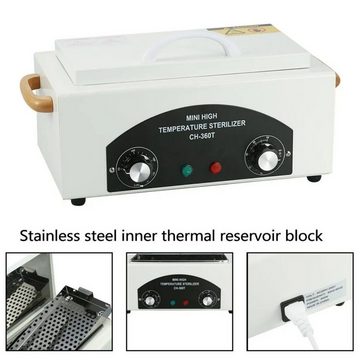 Novzep Ultraschallreiniger 300W Heißluftsterilisator Sterilisator Sterilisationsgerät