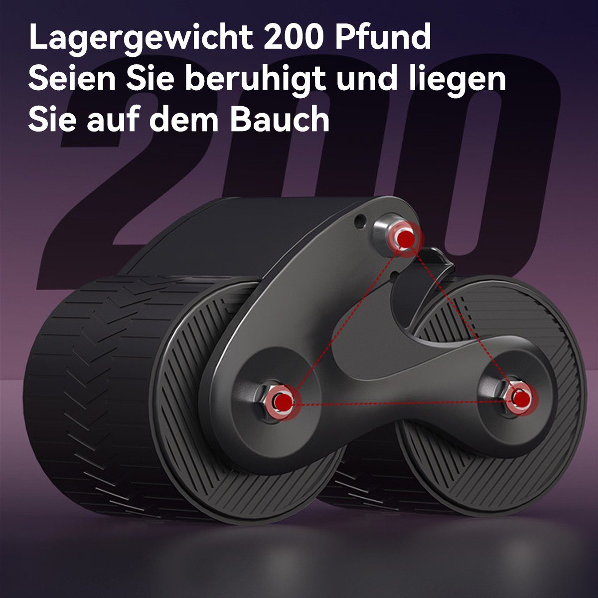 für Roller Core Wheel Rebound DOPWii Trainer Bauchrad,AB AB-Roller Automatisches