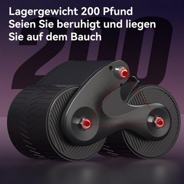 DOPWii AB-Roller Automatisches Rebound Bauchrad,AB Roller Wheel für Core Trainer