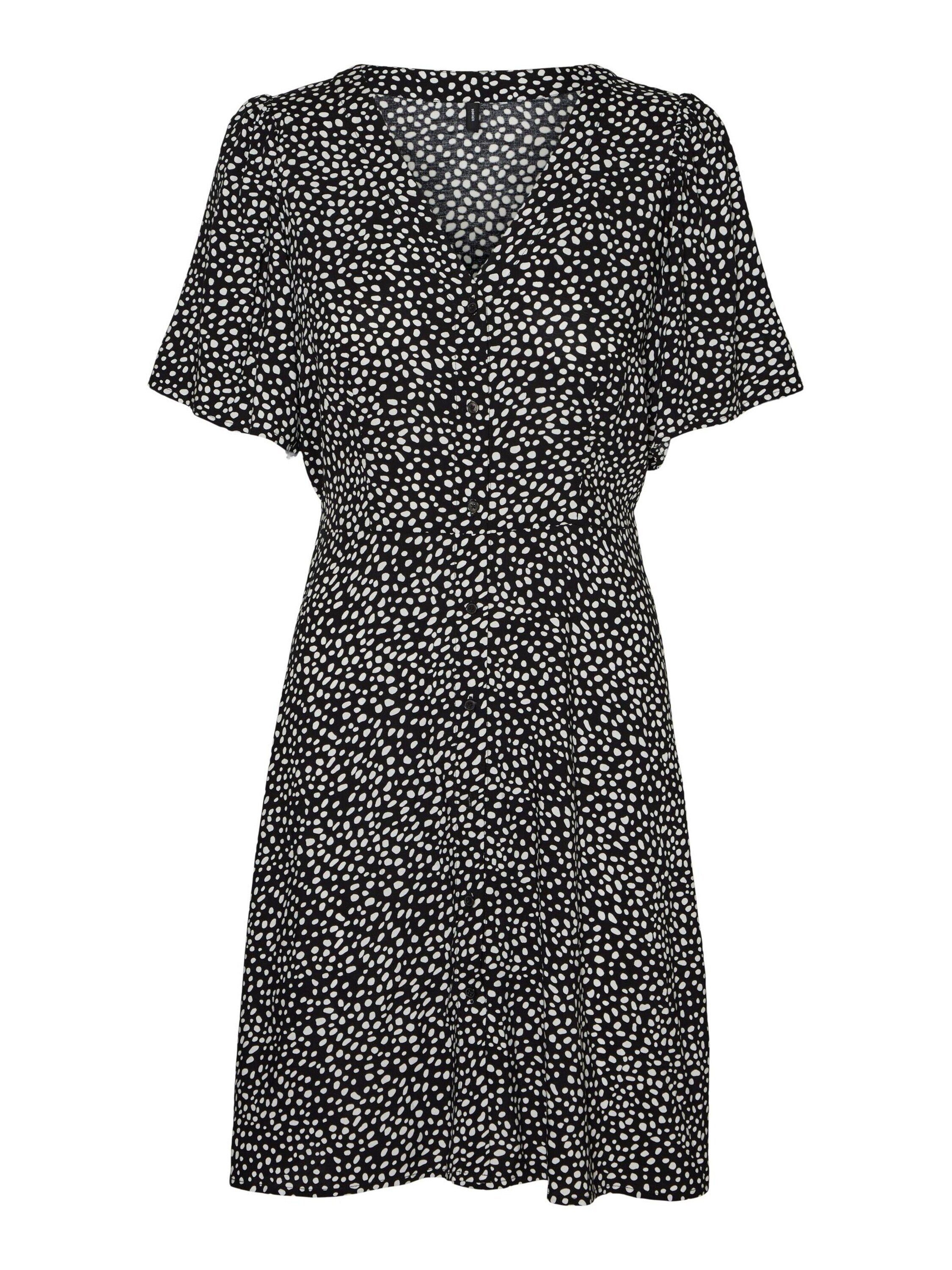 Vero Moda Blusenkleid VMAlba (1-tlg) Drapiert/gerafft