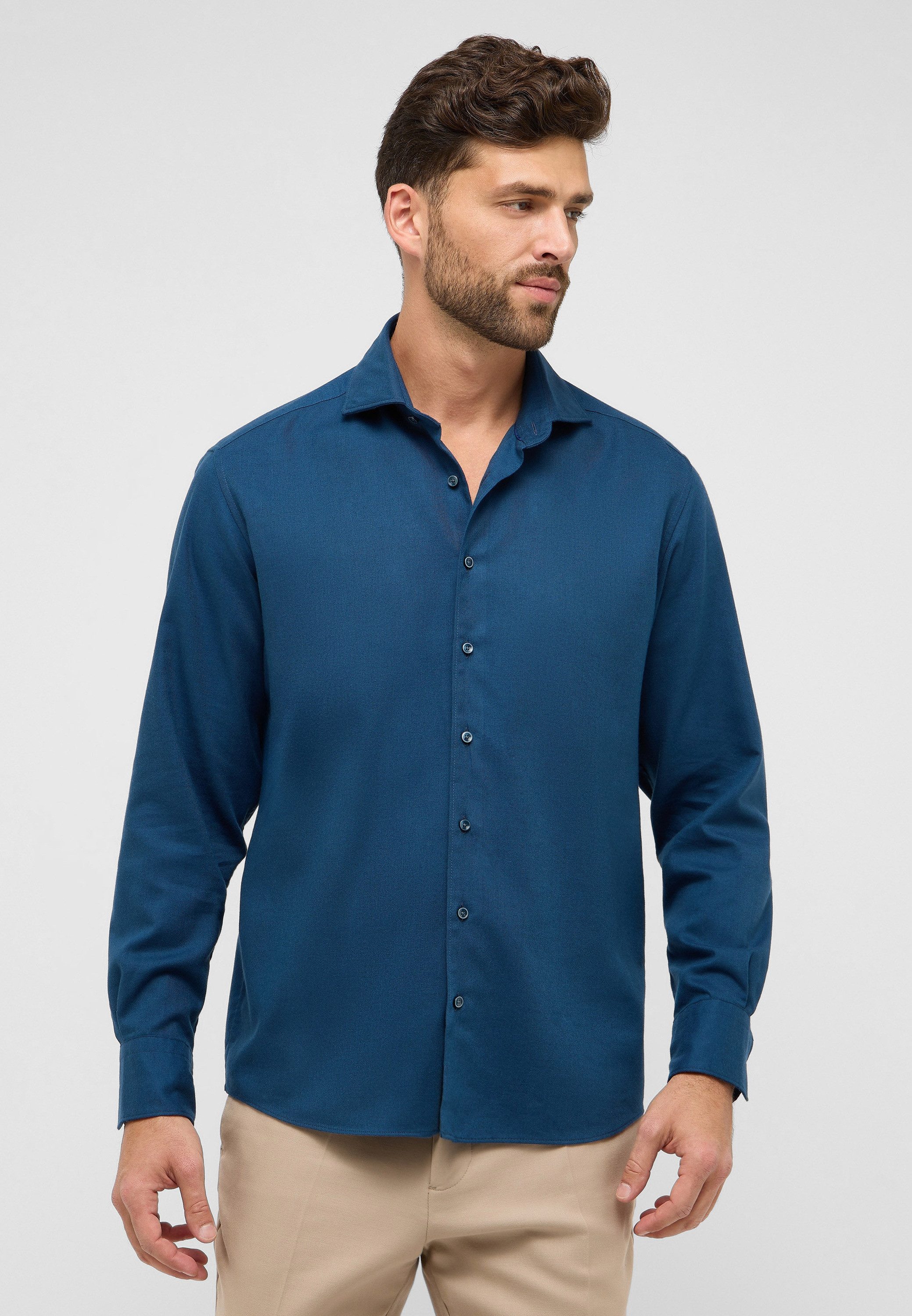 Eterna Langarmhemd COMFORT FIT EASY IRON günstig online kaufen