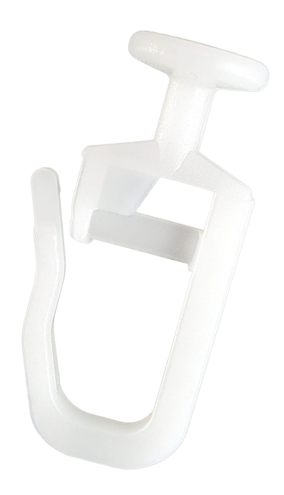 dekondo Gardinengleiter Faltengleiter mit 9mm Kopf, für Gardinenschienen oder -stangen mit Innenlauf, 4-6 mm Laufnut/Profilschlitz, (Komplettset, inkl. Universa – Bild 3 von 5