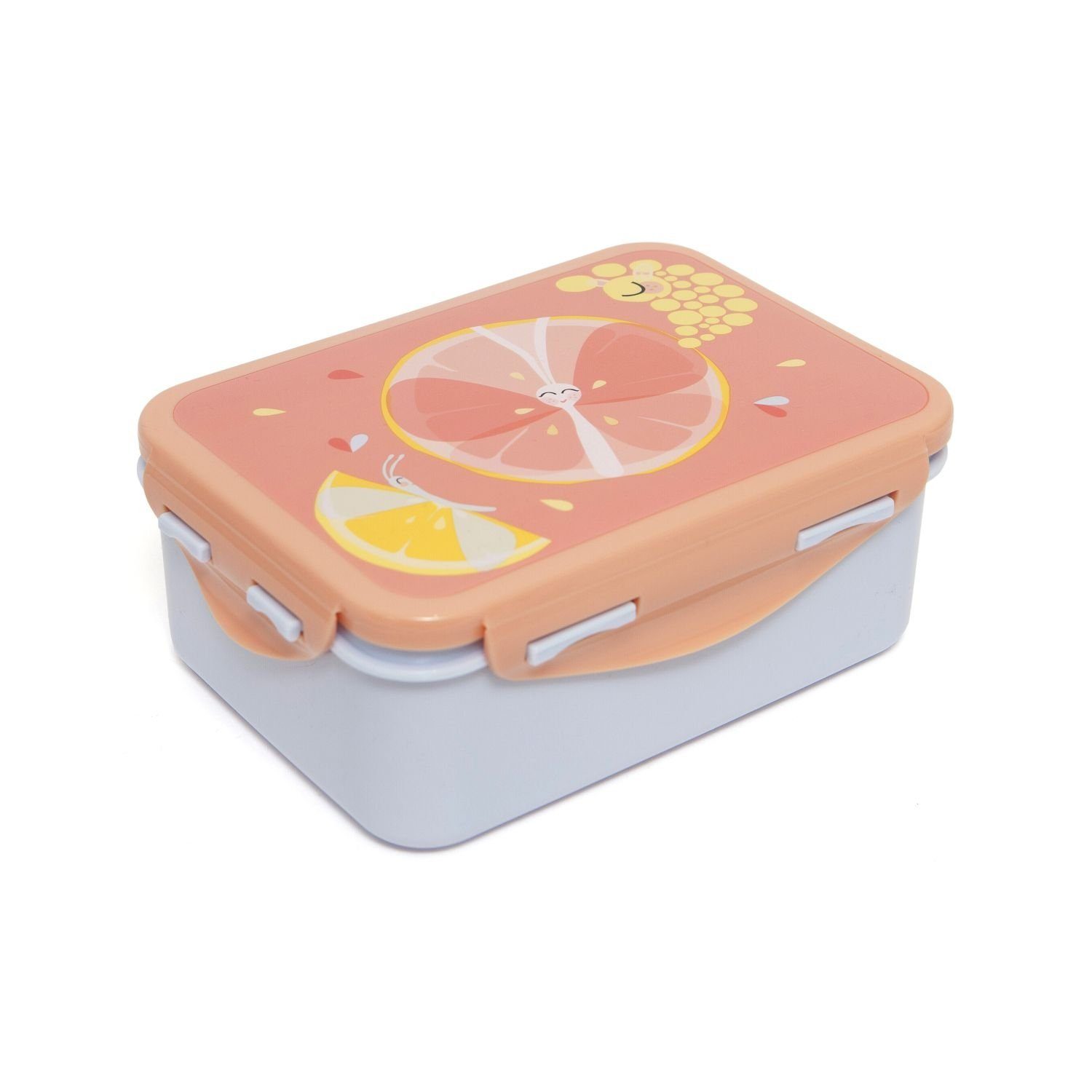 Petit Monkey Lunchbox Kinder Brotdose mit schönen Motiven 17 x 13 x 6,5 cm