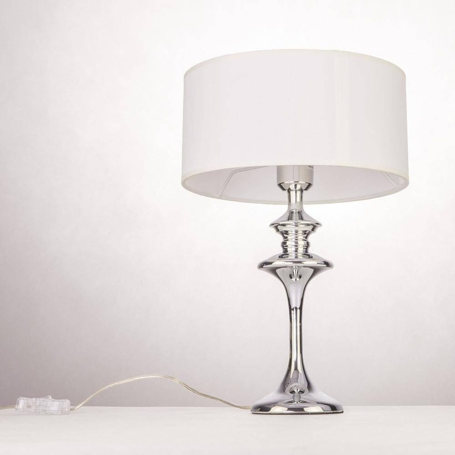 Licht-Erlebnisse Nachttischlampe HALDEN, ohne Leuchtmittel, Metall günstig online kaufen