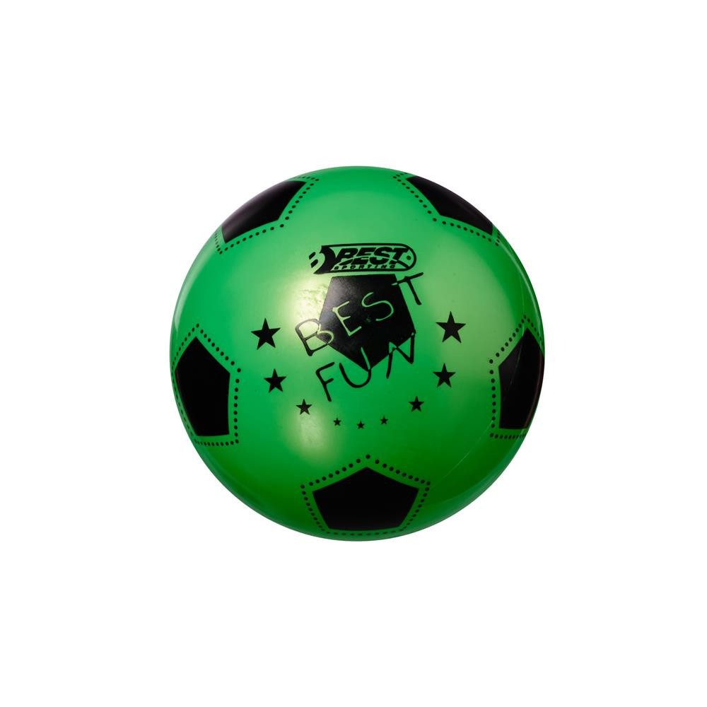 Best Sporting Spielball PVC Ball FUN Kinder-Spielball 22 cm aus robustem PVC (Kinder-Spielball, 1 x Best Sporting PVC Ball FUN, ungepumpt), Leicht, robust, wetterfest, vielseitig, ungepumpt geliefert
