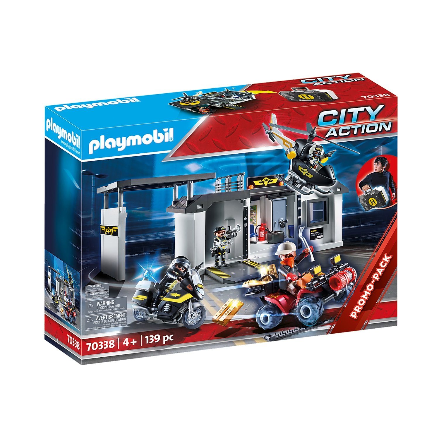 Playmobil® 70338 Große Mitnehm-SEK-Zentrale Konstruktions-Spielset günstig online kaufen