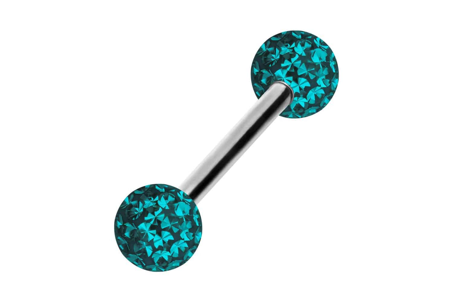 Brustwarzenpiercing Chirurgenstahl Barbell EPOXY-KUGELN