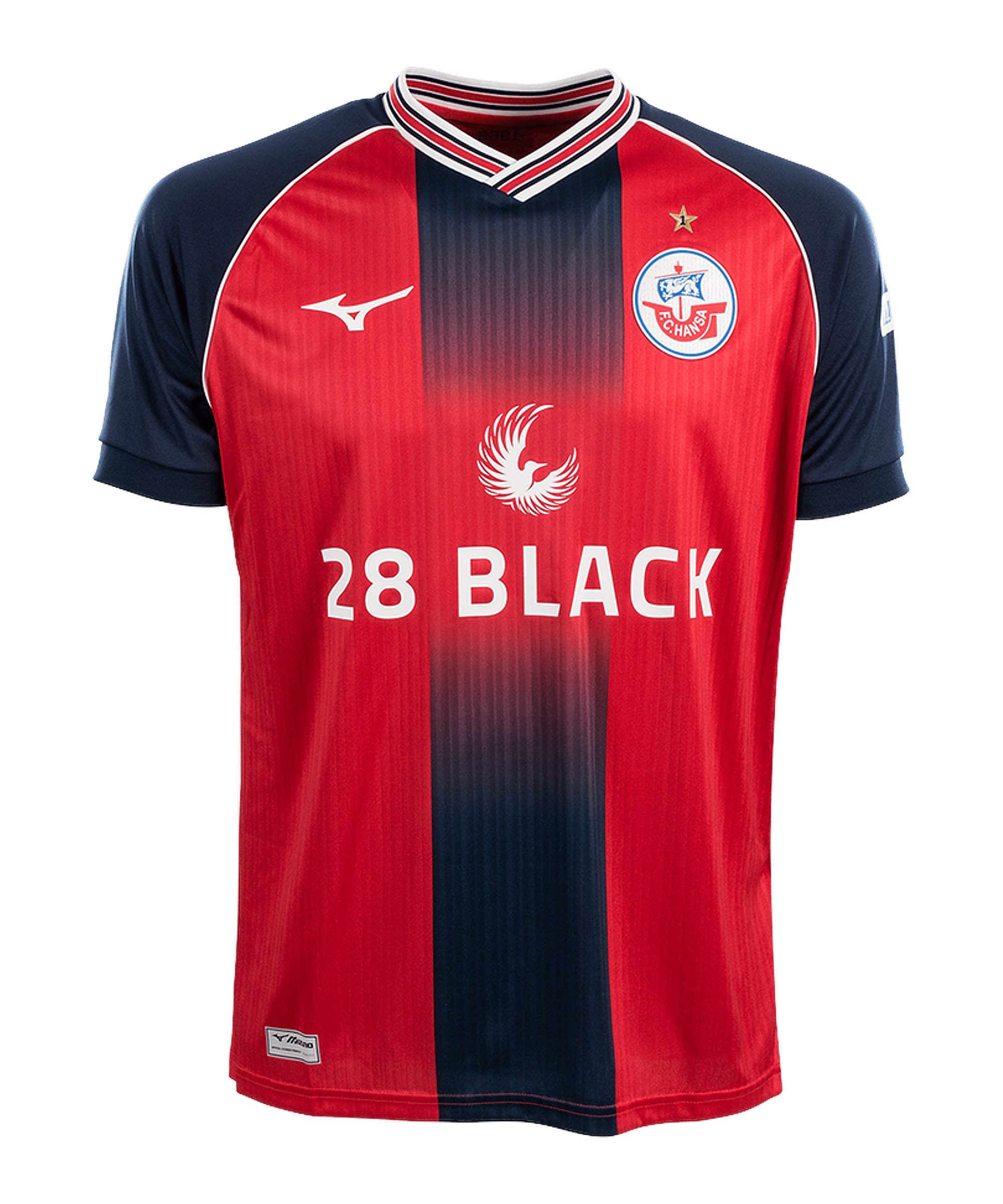 Mizuno Fußballtrikot Mizuno Hansa Rostock Trikot 3rd 2024/2025 Kids Teamsport