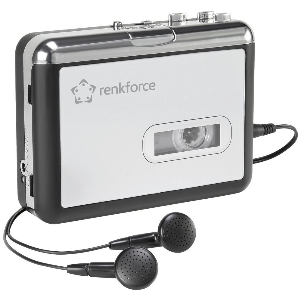 Renkforce Renkforce RF-CP-170 Kassetten Digitalisierer Inkl. Kopfhörer Kassetten Player
