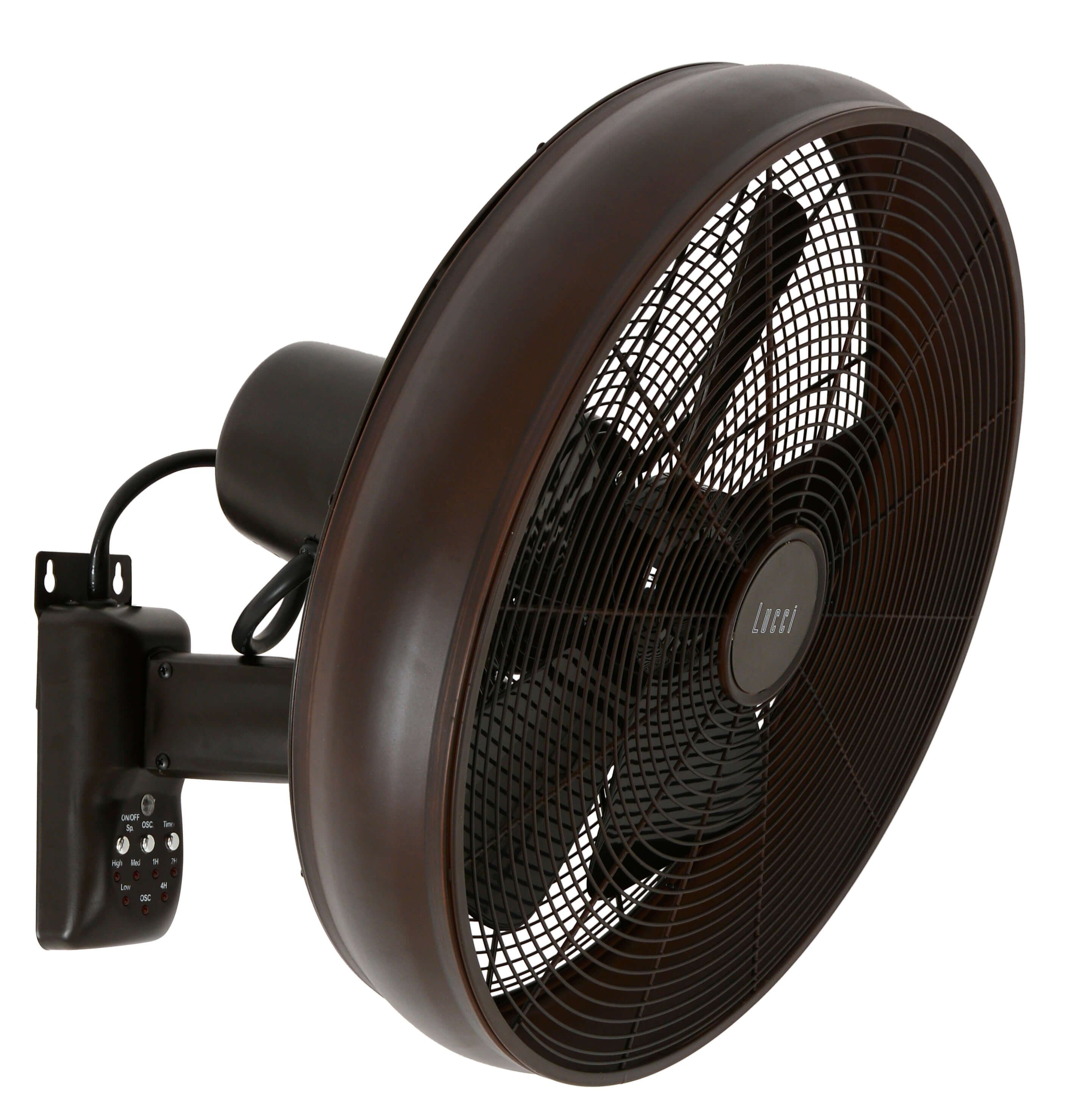 Beacon Wandventilator Breeze chromfarben/klar Ø 41 cm leise günstig online kaufen