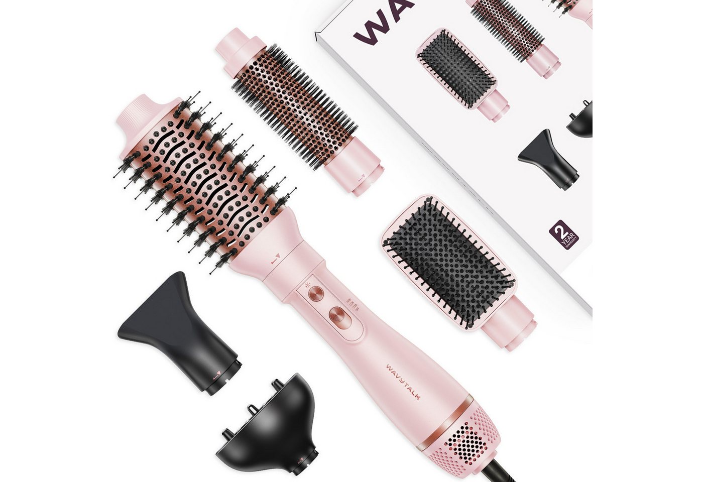 Wavytalk Multihaarstyler Air Sculpt 5-in-1, 360°-Drehgelenk, Kaltluft, niedrige Temperatur und hohe Temperatur