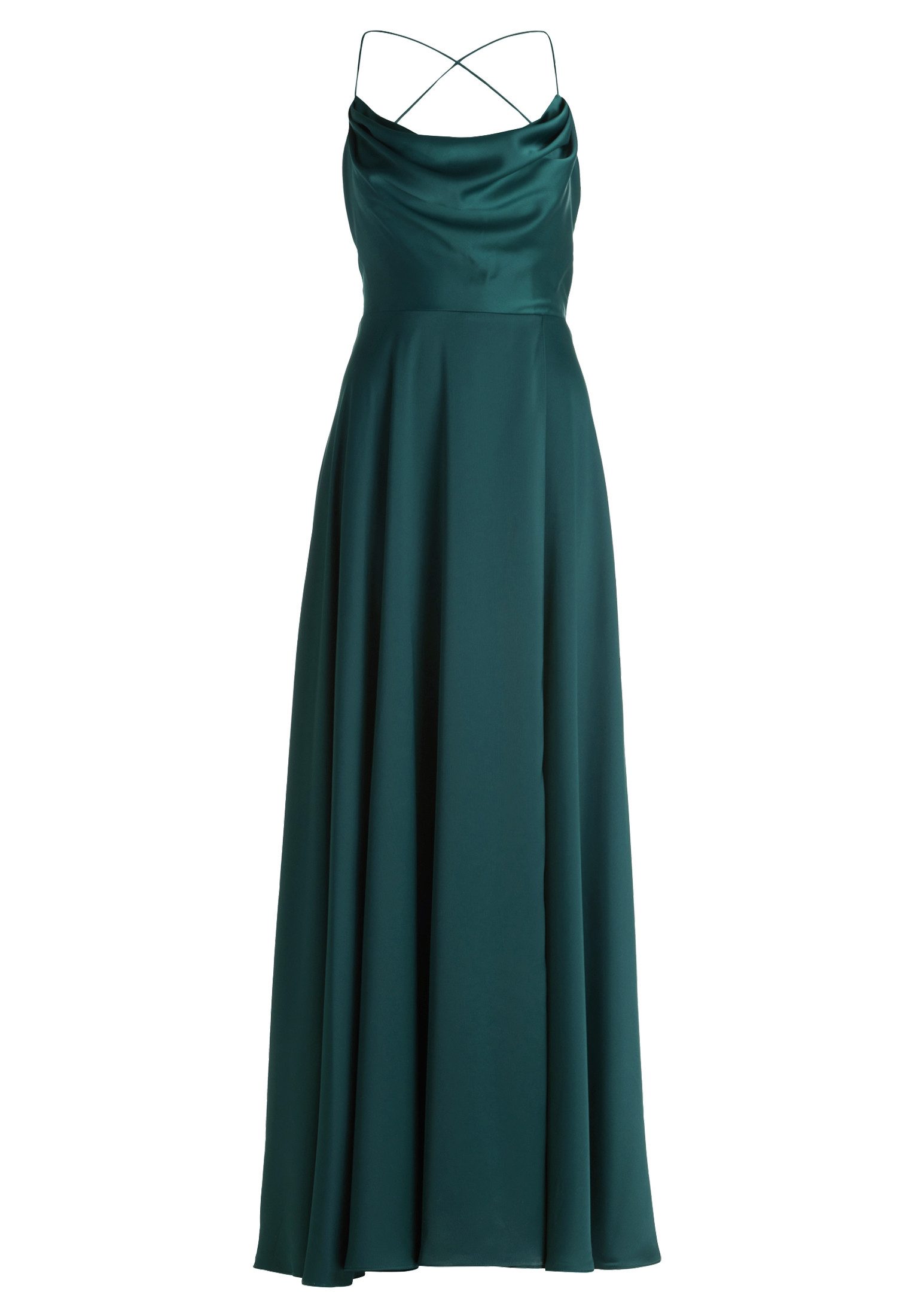 Vera Mont Abendkleid Damen Abendkleid mit Wasserfallausschnitt Material günstig online kaufen